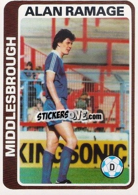 Sticker Alan Ramage - Footballers 1979-1980
 - Topps