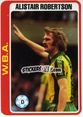 Sticker Alistair Robertson - Footballers 1979-1980
 - Topps