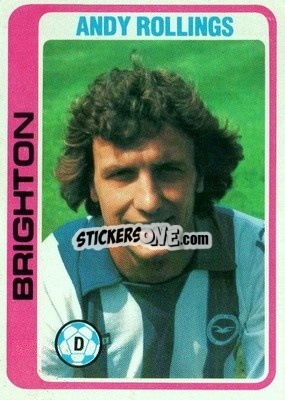 Cromo Andy Rollings - Footballers 1979-1980
 - Topps