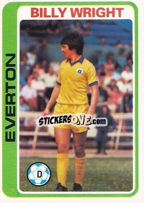 Sticker Billy Wright - Footballers 1979-1980
 - Topps