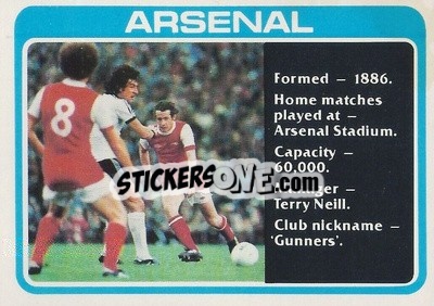 Figurina Club Information / Checklist - Footballers 1979-1980
 n. 375 - Topps