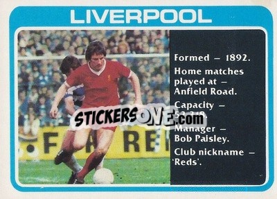 Sticker Club Information / Checklist - Footballers 1979-1980
 n. 386 - Topps