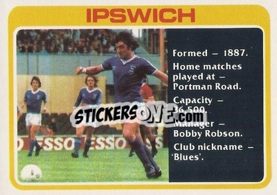 Sticker Club Information / Checklist - Footballers 1979-1980
 - Topps