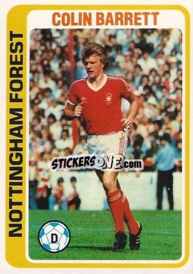 Sticker Colin Barrett - Footballers 1979-1980
 - Topps