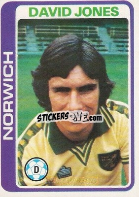 Sticker David Jones - Footballers 1979-1980
 - Topps