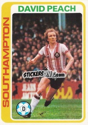 Sticker David Peach - Footballers 1979-1980
 - Topps
