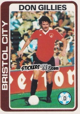 Sticker Don Gillies - Footballers 1979-1980
 n. 374 - Topps