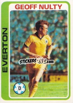 Sticker Geoff Nulty - Footballers 1979-1980
 - Topps