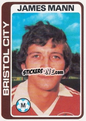 Sticker James Mann - Footballers 1979-1980
 - Topps