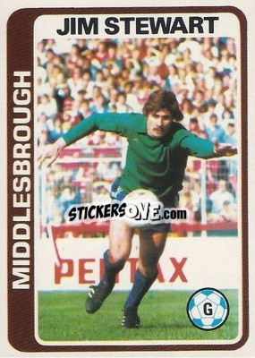 Sticker Jim Stewart - Footballers 1979-1980
 n. 209 - Topps