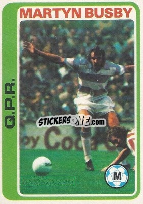 Sticker Martyn Busby - Footballers 1979-1980
 - Topps