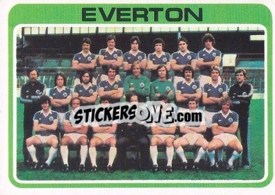 Sticker Team Photo / Checklist - Footballers 1979-1980
 - Topps