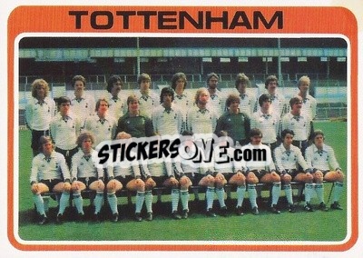 Sticker Team Photo / Checklist - Footballers 1979-1980
 n. 394 - Topps