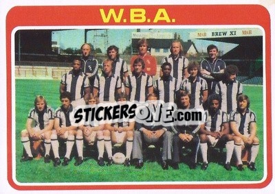 Sticker Team Photo / Checklist - Footballers 1979-1980
 - Topps