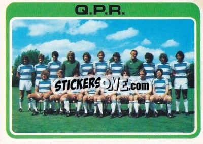 Sticker Team Photo / Checklist - Footballers 1979-1980
 - Topps