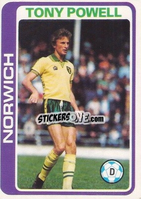 Figurina Tony Powell - Footballers 1979-1980
 n. 78 - Topps