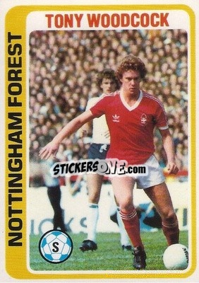 Sticker Tony Woodcock - Footballers 1979-1980
 - Topps