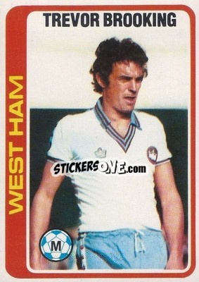 Sticker Trevor Brooking - Footballers 1979-1980
 n. 125 - Topps