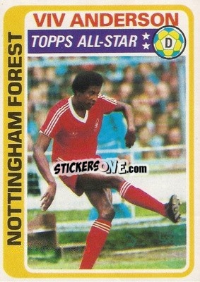 Sticker Viv Anderson - Footballers 1979-1980
 n. 41 - Topps