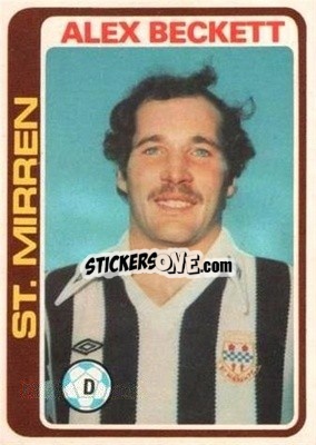 Sticker Alex Beckett - Scottish Footballers 1979-1980
 - Topps