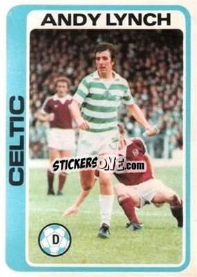 Sticker Andy Lynch - Scottish Footballers 1979-1980
 - Topps