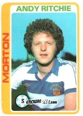 Sticker Andy Ritchie - Scottish Footballers 1979-1980
 - Topps