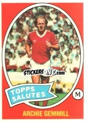 Sticker Archie Gemmill - Scottish Footballers 1979-1980
 - Topps