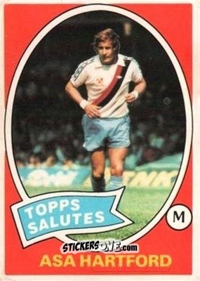 Sticker Asa Hartford - Scottish Footballers 1979-1980
 n. 119 - Topps