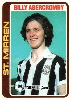 Sticker Billy Abercromby - Scottish Footballers 1979-1980
 n. 32 - Topps