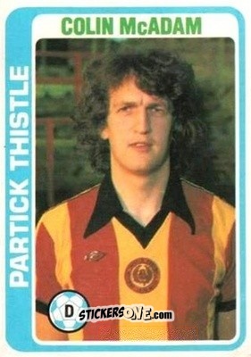 Sticker Colin McAdam - Scottish Footballers 1979-1980
 n. 33 - Topps