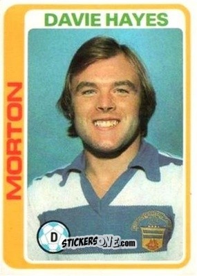Sticker Davie Hayes - Scottish Footballers 1979-1980
 n. 15 - Topps