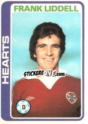 Cromo Frank Liddell - Scottish Footballers 1979-1980
 - Topps