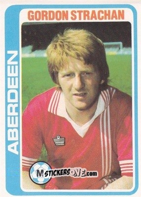 Sticker Gordon Strachan - Scottish Footballers 1979-1980
 - Topps