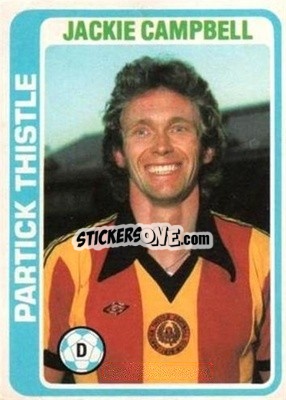 Cromo Jackie Campbell - Scottish Footballers 1979-1980
 - Topps
