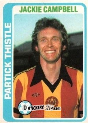 Sticker Jackie Campbell - Scottish Footballers 1979-1980
 n. 74 - Topps