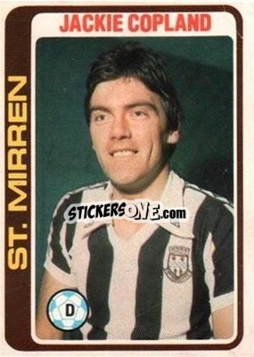 Sticker Jackie Copland - Scottish Footballers 1979-1980
 - Topps