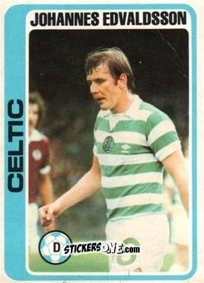 Sticker Johannes Edvaldsson - Scottish Footballers 1979-1980
 n. 98 - Topps