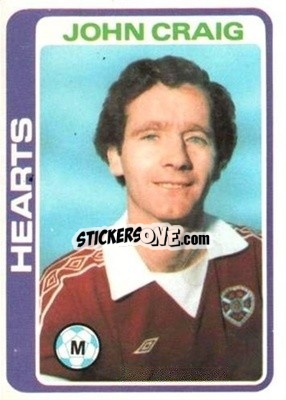 Cromo John Craig - Scottish Footballers 1979-1980
 - Topps