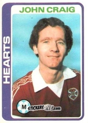 Figurina John Craig - Scottish Footballers 1979-1980
 - Topps