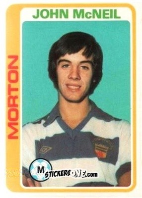 Sticker John McNeil - Scottish Footballers 1979-1980
 - Topps