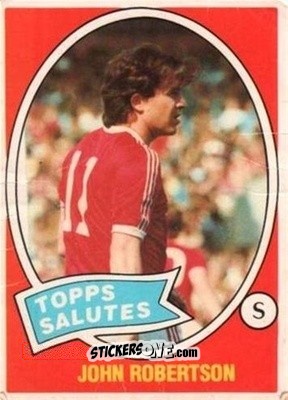 Sticker John Roberon - Scottish Footballers 1979-1980
 - Topps