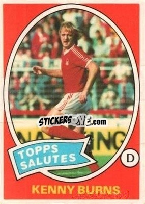 Sticker Kenny Burns - Scottish Footballers 1979-1980
 - Topps