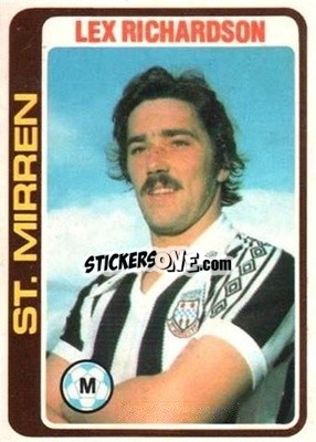 Sticker Lex Richardson - Scottish Footballers 1979-1980
 - Topps