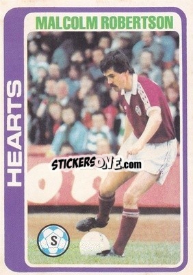 Sticker Malcolm Robertson - Scottish Footballers 1979-1980
 - Topps