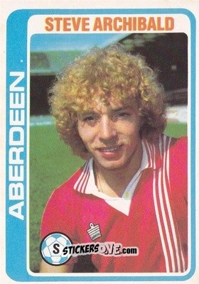 Sticker Steve Archibald - Scottish Footballers 1979-1980
 n. 52 - Topps