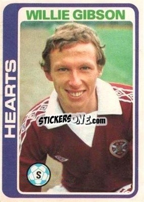 Sticker Willie Gibson - Scottish Footballers 1979-1980
 - Topps
