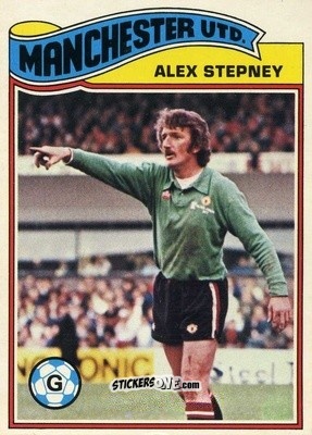 Sticker Alex Stepney - Footballers 1978-1979
 - Topps