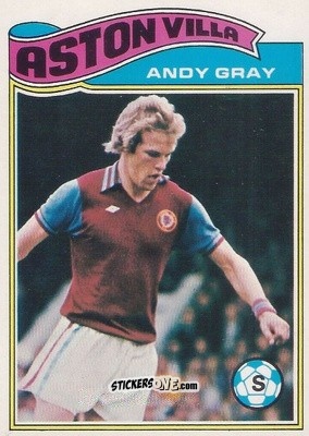Sticker Andy Gray - Footballers 1978-1979
 n. 100 - Topps