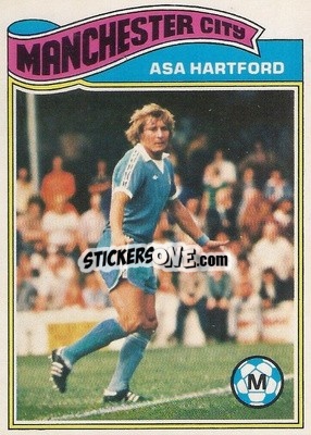 Sticker Asa Hartford - Footballers 1978-1979
 - Topps