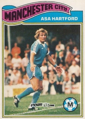 Sticker Asa Hartford - Footballers 1978-1979
 n. 40 - Topps
